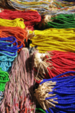 Strings of Beads At Outdoor Market