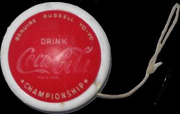 Vintage Coke Advertising Yoyo