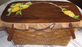 Oak Strip Picnic Basket